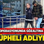 Kafes operasyonunda gözaltına alınan 8 şüpheli adliyede
