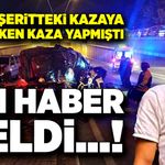 Karşı şeritteki kazaya bakarken canından oldu!