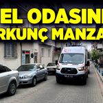Otel odasında korkunç manzara!