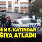AVM'nin 5. katından aşağıya atladı!