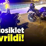Karabük'te motosiklet devrildi!