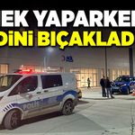 Yemek yaparken kendini bıçakladı!