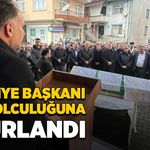 Belediye başkanı son yolculuğuna uğurlandı