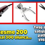 Saç kesme 200, saç-sakal 300 olunca…