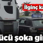 Çöp kamyonu eğitim aracına çarptı: Sürücü şoka girdi!