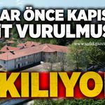 Yıllar önce kapısına kilit vurulmuştu! İlk ve Ortaokulu yıkılıyor