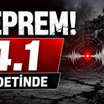 AFAD duyurdu! 4.1 büyüklüğünde deprem meydana geldi