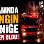 İş hanının yangın paniğe neden oldu