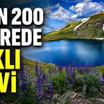 3 bin 200 metrede saklı mavi: Çalyan Buzul Gölü doğaseverlerin yeni rotası