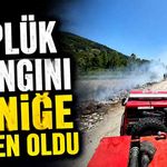Çöplük yangını paniğe neden oldu