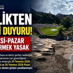 Zonguldak'ta denize girmek 2 gün yasaklandı!