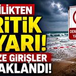 Zonguldak Valiliği duyurdu: Denize girişler yasaklandı