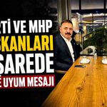 AK Parti ve MHP İl Başkanları istişarede bulundu