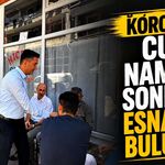 Köroğlu, Cuma namazı sonrası esnafla buluştu
