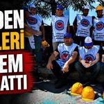 Maden işçileri eylem başlattı