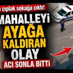Yarı çıplak sokağa çıkan kadın daha sonra 3. kattan atladı