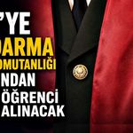 SBÜ'ye Jandarma Genel Komutanlığı tarafından 30 öğrenci alınacak