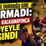 Şişede durduğu gibi durmadı: Ayağa kalkamayınca sedyeyle taşındı