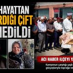 Trafik kazasında hayatını kaybeden çift son yolculuğuna uğurlandı