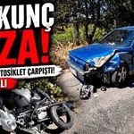 Bolu'da otomobille çarpışan motosikletin sürücüsü yaralandı