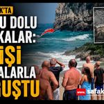Zonguldak'ta denizde dalgaların arasında zor anlar yaşayan 5 kişi kurtarıldı