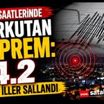 Gece saatlerinde korkutan deprem: Çevre iller sallandı