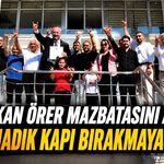 Atakan Örer mazbatasını aldı: “Çalmadık kapı bırakmayacağız”