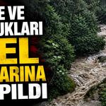 Anne ile 2 kızı sel sularına kapıldı
