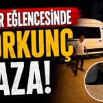 Düşen sis meşalesini almak isteyen çocuk minibüsün altında kaldı
