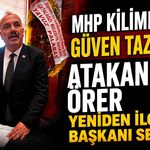 MHP Kilimli’de güven tazeledi: Atakan Örer yeniden ilçe başkanı seçildi!