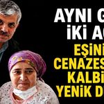 Aynı gün iki acı! Eşinin cenazesinde kalbine yenik düştü