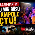 Zonguldak-Bartın yolcu minibüsü ile otomobil çarpıştı: 11 yaralı