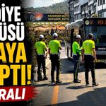 Belediye otobüsü yayaya çarptı: 1 yaralı