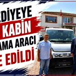 Belediyeye çift kabin ilaçlama aracı hibe edildi