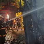 Çankırı'da alevlere teslim olan ev küle döndü