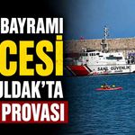 Zafer Bayramı öncesi Zonguldak’ta kano provası