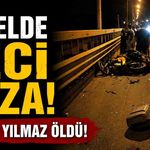 Kamyona arkadan çarpan motosikletin sürücüsü hayatını kaybetti