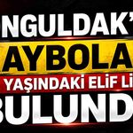 Zonguldak'ta kaybolan 10 yaşındaki Elif Lina  bulundu