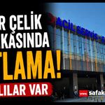 Demir çelik fabrikasının fırın kontrol odasında patlama: 2 yaralı