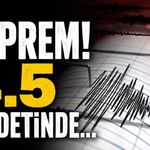 Korkutan Deprem! 4.5 İle Sallandı