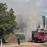 Doğal gaz borusu delindi: Gaz metrelerce havaya yükseldi