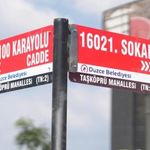 Düzce’de cadde ve sokak tabelaları tamamlanıyor