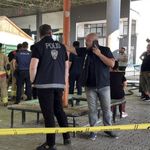 Edirne Otogarı'nda tinerli boya yangını: 2 işçi yaralandı