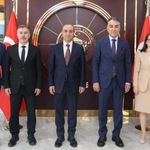 HSK üyesi Sait Özdemir, Vali Çağatay ile görüştü
