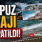 Kapuz plajı güvenlik nedeniyle kapatıldı