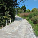 Kilit parke taşı döşeme çalışmaları sürüyor