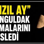 “Kızıl ay” Zonguldak semalarını süsledi