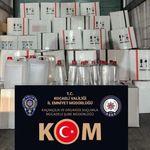 Kocaeli'de 2 bin 400 litre kaçak etil alkol ele geçirildi