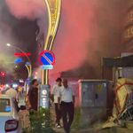 Marketin manav reyonunda korkutan yangın