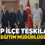 MHP İlçe Teşkilatından İlçe Milli Eğitim Müdürlüğüne ziyaret